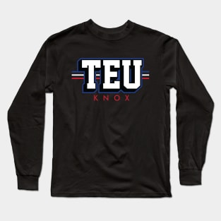 Tight End University - TEU - Dawson Knox - Buffalo Bills Long Sleeve T-Shirt